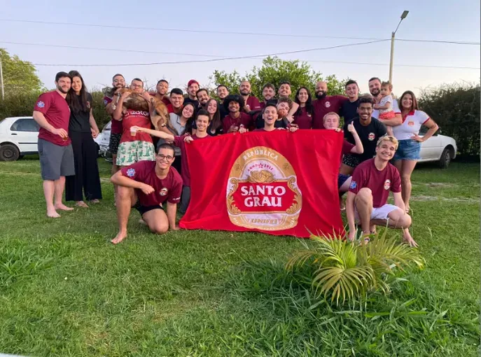 Amigo secreto e festa de fim de ano dos estudantes da Santo Grau em 2023